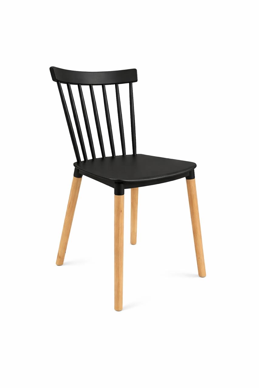 كرسي خرزان اسود